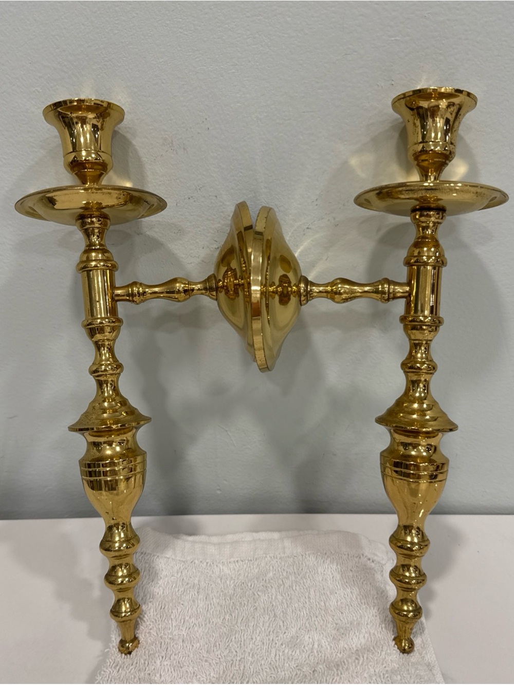 Brass Gold Decorative Home Accent Finials - Set of 2
